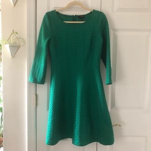 The Limited Emerald Green 3/4 Sleeve Midi Dress Size Small